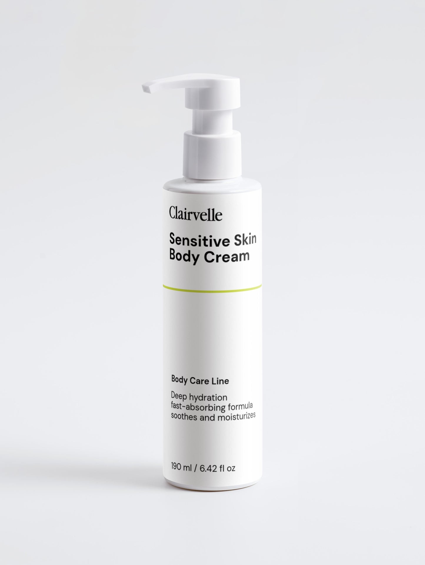 Crème pour le corps pour peaux sensibles