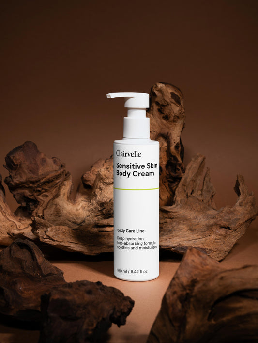 Crème pour le corps pour peaux sensibles